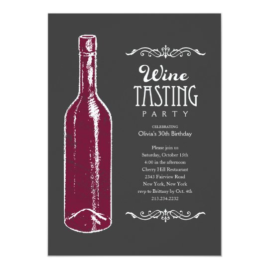 Wine Tasting Invitation Template 5