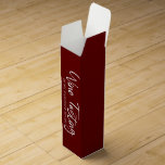 Wine Tasting is my Favorite Sport Wine Box<br><div class="desc">Wine Tasting is my Favorite Sport Wine Box
Wine tasting is a sport,  right!? A unique gift box for your favorite wine lover. Customize colors to meet your needs.</div>