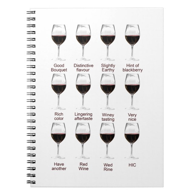 Wine tasting notebook (Front)