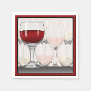 Wine Tasting Party Cocktail Napkins