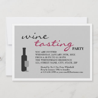 Wine Tasting Party Invitation