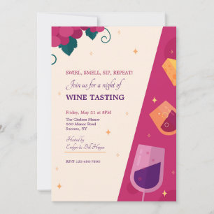 Wine Tasting Party Invitation