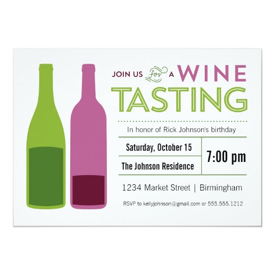 wine tasting party invitation zazzle com
