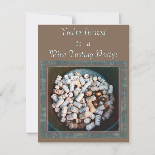 Wine Tasting Party Invitation (Front)
