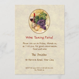 Wine Tasting Party Invitation