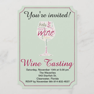 Wine Tasting party invitation you can customize