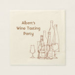 Wine Tasting Party Paper Napkins