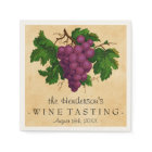 Wine Tasting Party Vintage Grapes Personalized