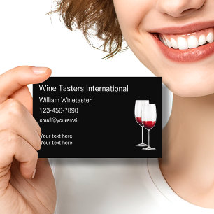 Wine Tasting Services Club Business Card