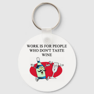 WINE tasting taster design Keychain