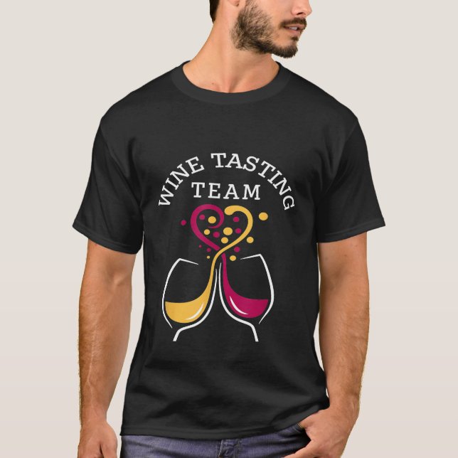 Wine Tasting Team Shirts for Women (Front)