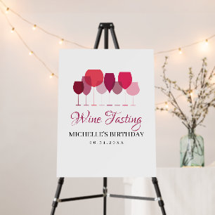 Wine Tasting Welcome Sign