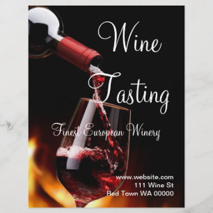 Wine Tasting Winery Flyer Invitation