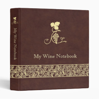 Wine theme binder