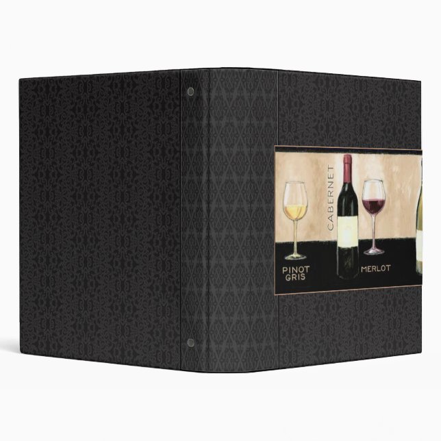 Wine Theme Binder/Album Binder (Background)