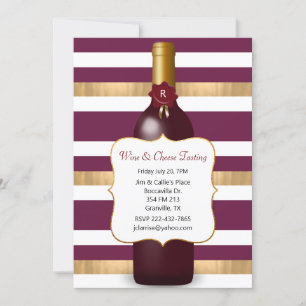 Wine Theme Party Invitation