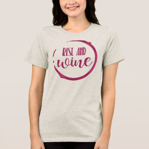 Wine-Themed Bachelorette Group Tri-Blend Shirt