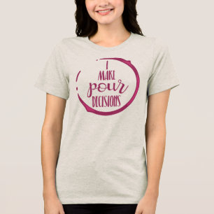 Wine-Themed Bachelorette Group Tri-Blend Shirt