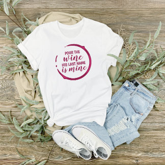 Wine-Themed Bride Tri-Blend Shirt