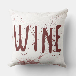Wine Throw Pillow