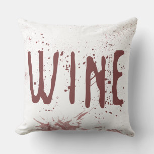 Wine Throw Pillow