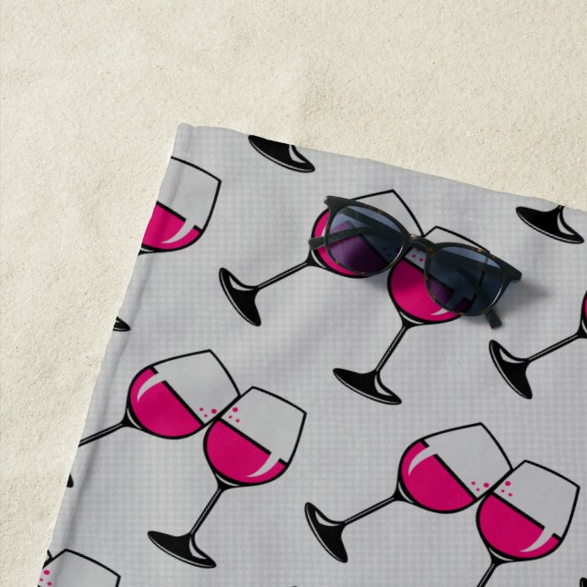 wine time beach towel (In Situ)