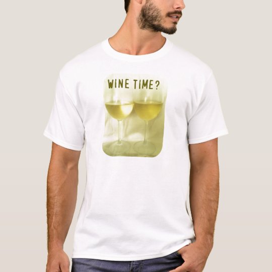 WINE TIME CHARDONNAY PRINT T-Shirt