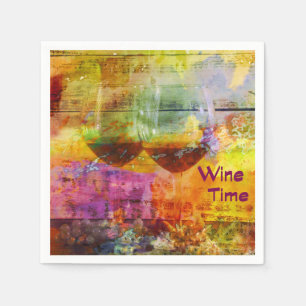 Wine Time Cocktail Napkins