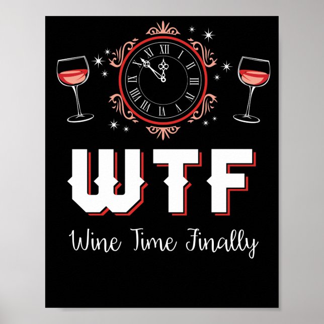 WINE TIME FINALLY POSTER (Front)
