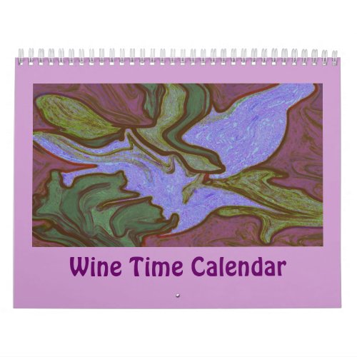 wine time humor calendar