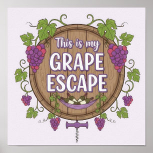 Wine Time Poster