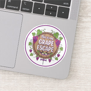 Wine Time Sticker