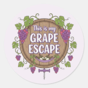 Wine Time Sticker Set