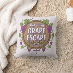 Wine Time Throw Pillow