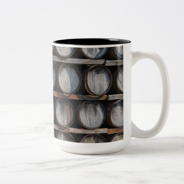 Wine Time Two-Tone Coffee Mug (Right)