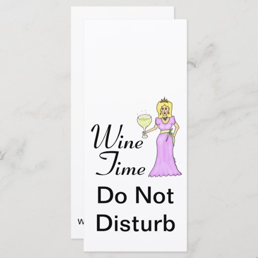 "Wine Time" WineWomenDesigns.com Promotional (Front/Back)