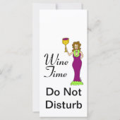 "Wine Time" WineWomenDesigns.com Promotional (Front)