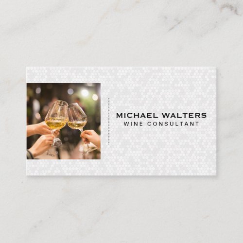 Wine Toasting Glasses  Winery Business Card