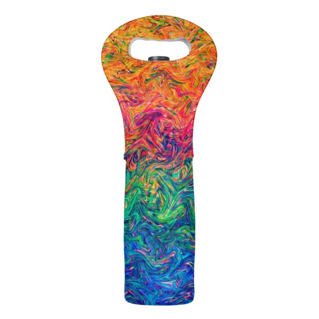 Wine Tote Fluid Colors (Front)