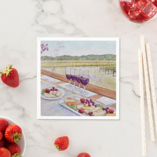 Wine Train Happy Hour Napkins