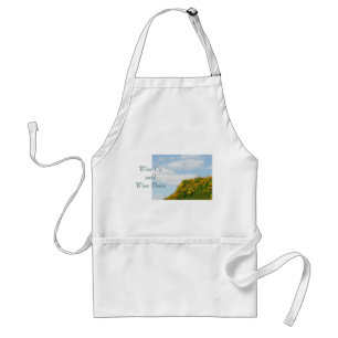 Wine Up until Wine Down aprons Humor Funny Events