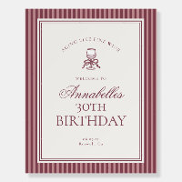Wine Vineyard Club Old Money Birthday Welcome
