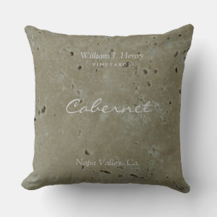 Wine Vineyard Throw Pillow