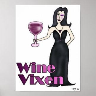 Wine Vixen Poster