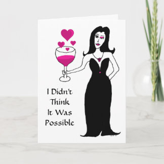 Wine Vixen Valentine's Day Card