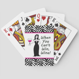 Wine Vixen When You Can't Win, Wine Poker Cards