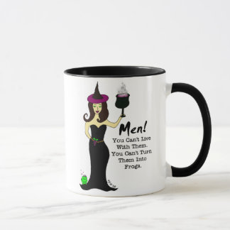 Wine Witch "Men!" Anti-Valentine's Day Mug