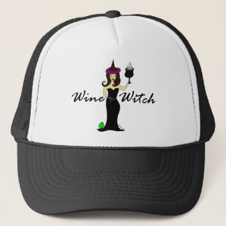 Wine Witch Trucker Hat