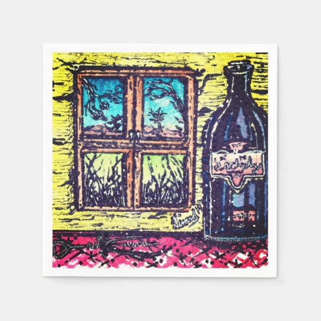 Wine With a View Napkins (Front)