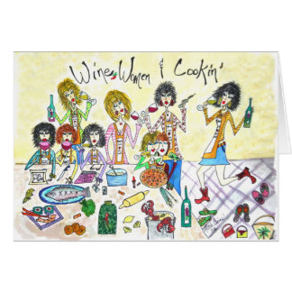 Wine Women & Cookin Cards